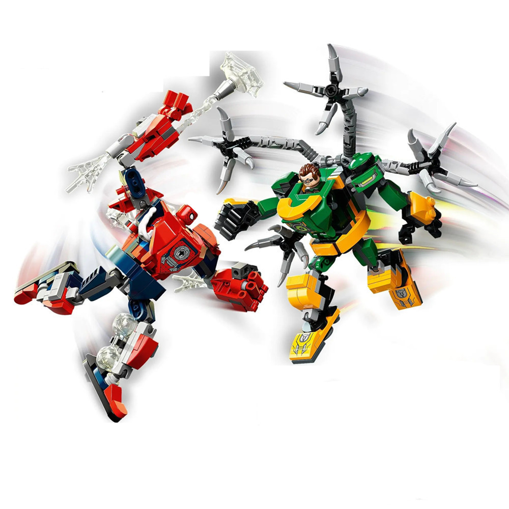 Model Kit Vs Figure - スーパーヒーロー スパイダーマン VS ドクター・オクトパス メカフィギュア バトル