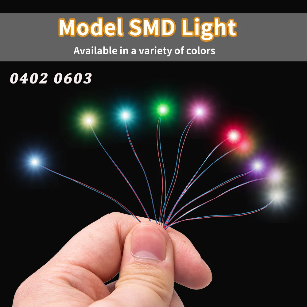 Model Kit Locomotive - 5個入り 3V LED 0402 0603 SMDランプ