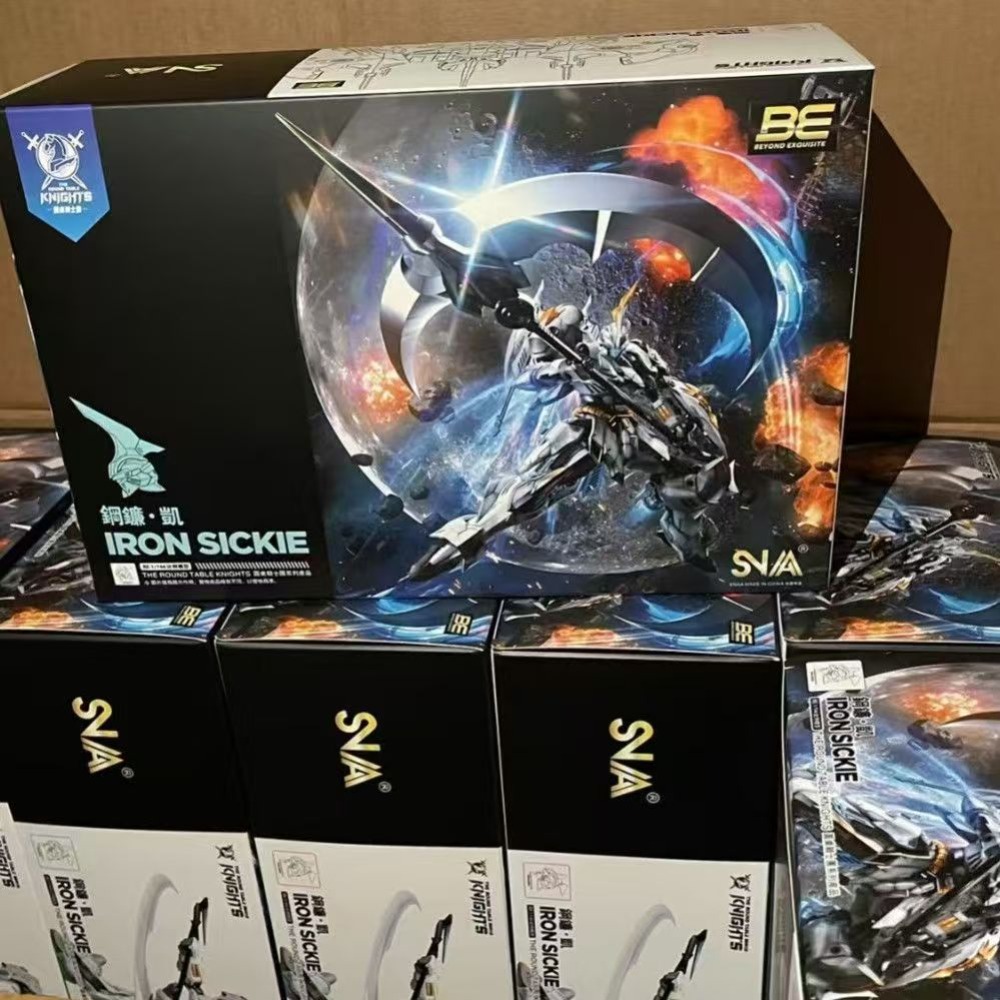 Model Kit Iron Sickle - SNAA ロボットアイアンシッキー 1/144 HG ラウンドテーブルナイツ組み立て済みモバイルスーツキットアニメアクションフィギュア人形玩具ギフトアイテム