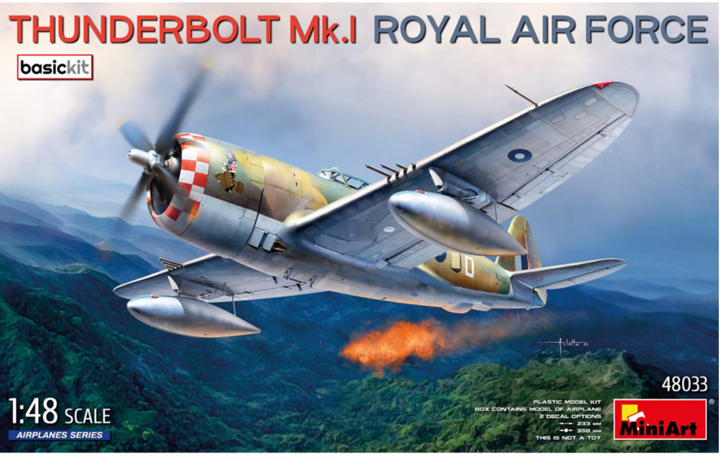 Model Kit Hobby - MiniArt 48033 1/48 RAF サンダーボルト Mk.I