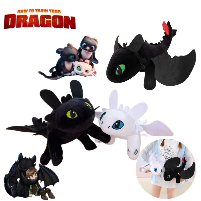 Model Kit Cars - ドラゴンを飼いならす方法 ナイト・フューリー アニメスタイルの車のルーフオーナメント人形、創造的で個性的な形の枕、お祭りギフト