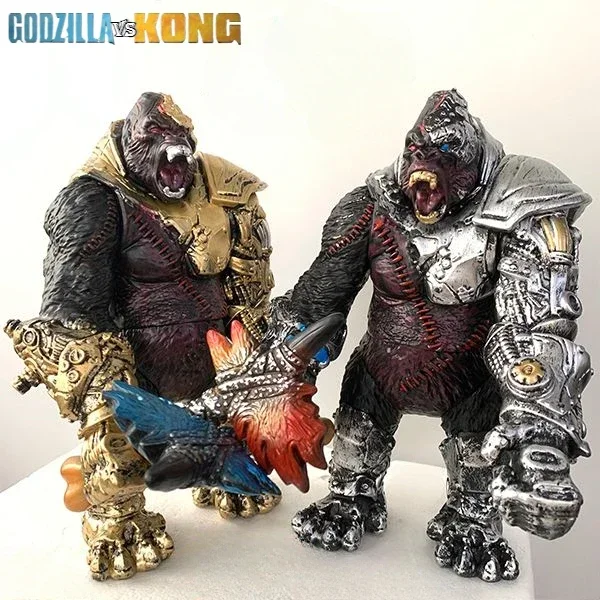 Model Kit Vs Figure - ゴジラvsコング2アクションフィギュア,PVC,進化マシン,キングコングバトルアックス,コレクタブルトイモデル,新品