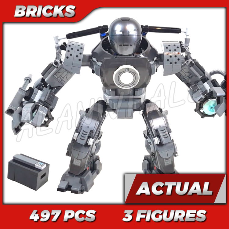 Model Kit Iron Sickle - 497 個スーパーファイターリベンジャーアイアンモンガーメイヘムメカニカルモンスター 60089 ビルディングキットおもちゃブリックと互換性あり