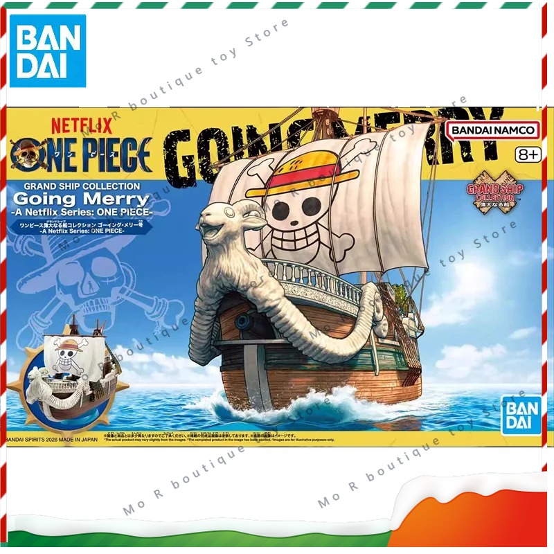 Model Kit One Piece Going Merry - バンダイワンピースグランドシップコレクションゴーイングメリーフィギュア(Netflixシリーズ)モデルキットアニメモデルおもちゃギフト趣味