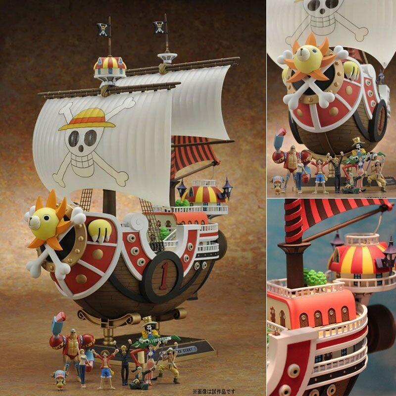 Model Kit One Piece Going Merry - バンダイ ワンピース 船模型キット ゴーイングメリー、サウザンドサニー、ポーラータング プラスチック製 コレクター向け