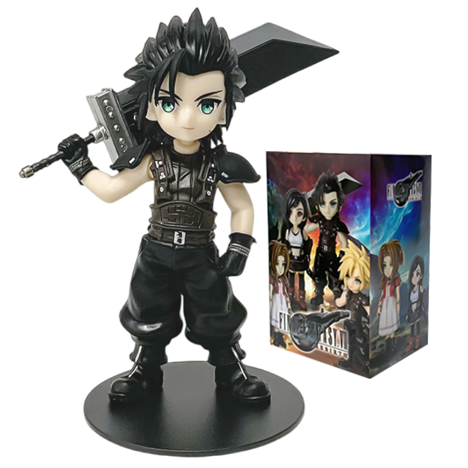 Model Kit Final Fantasy - 2025年人気新作アニメストライフティファ・ロックハートアリス・ゲインズブローザック・ペロットモデルPVCフィギュアデスクトップデコレーションオーナメント