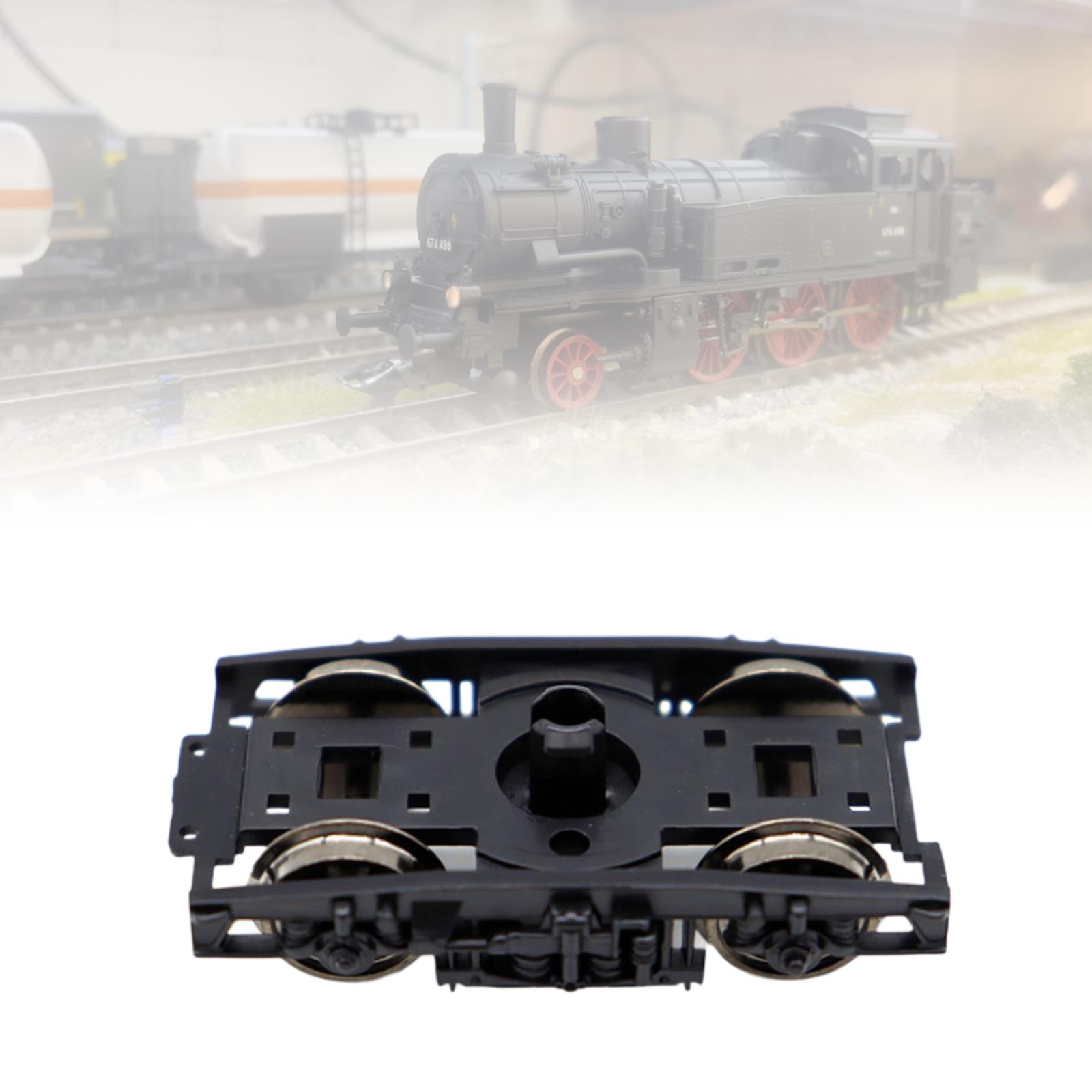 Model Kit Locomotive - HO スケール 1:87 ローラーベアリングトラック合金ホイール列車台車アセンブリ構築キット鉄道 DIY アクセサリージオラマ砂テーブル