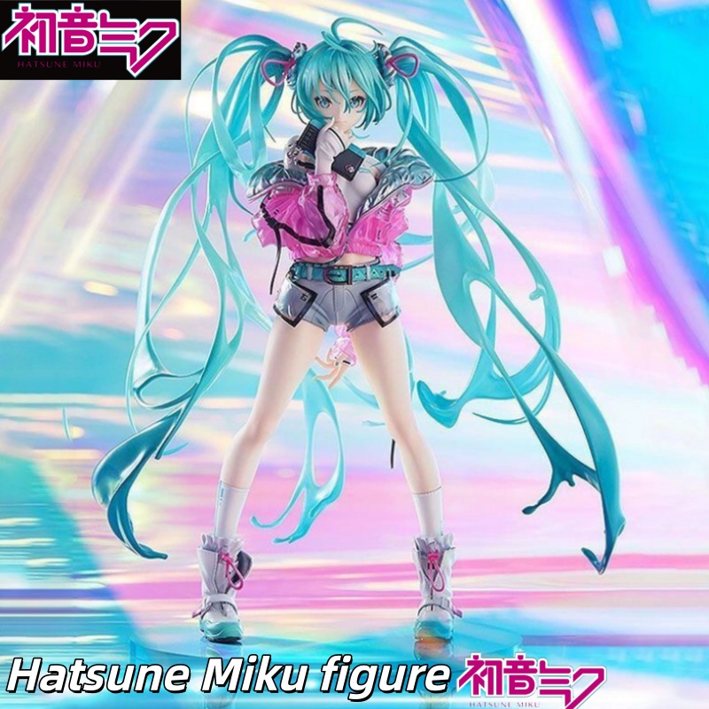Model Kit Cars - 三矢山舞初音ミクツインテールフィギュア、可愛いアニメガール車のダッシュボード飾り＆ギフト