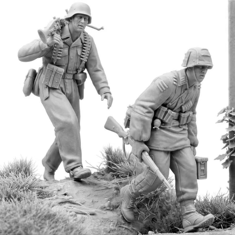 Model Kit Reshiram - 1/35 スケール レジンフィギュア モデルキット 第二次世界大戦 ヨーロッパ兵士