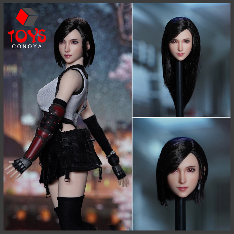 Model Kit Final Fantasy - スーパーダックフィギュアsdh032 1/6,安全ピン,短い長い髪,淡い肌の頭,12インチ,tbl phジョイ,ボディ用