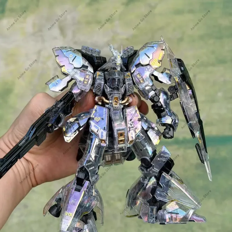 Model Kit Gundam - SIHAI モデル サザビ 虹色透明色アクションフィギュア RG 1/144