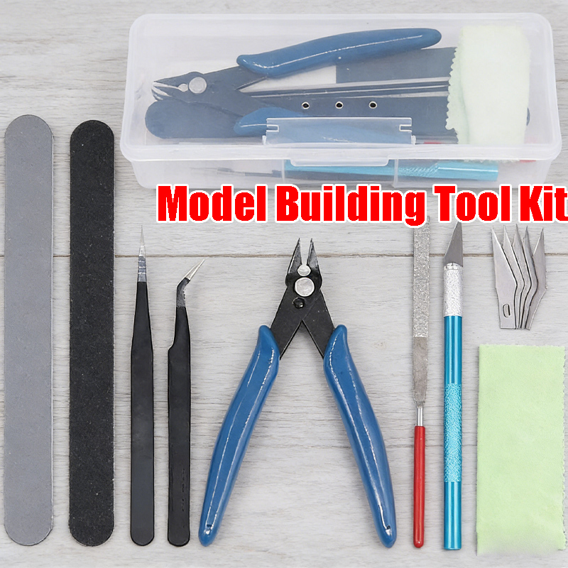 Model Kit Manual - ガンプラ模型製作のための必須ツールキット、プロ仕様の材料を使用した完全な組み立てツール
