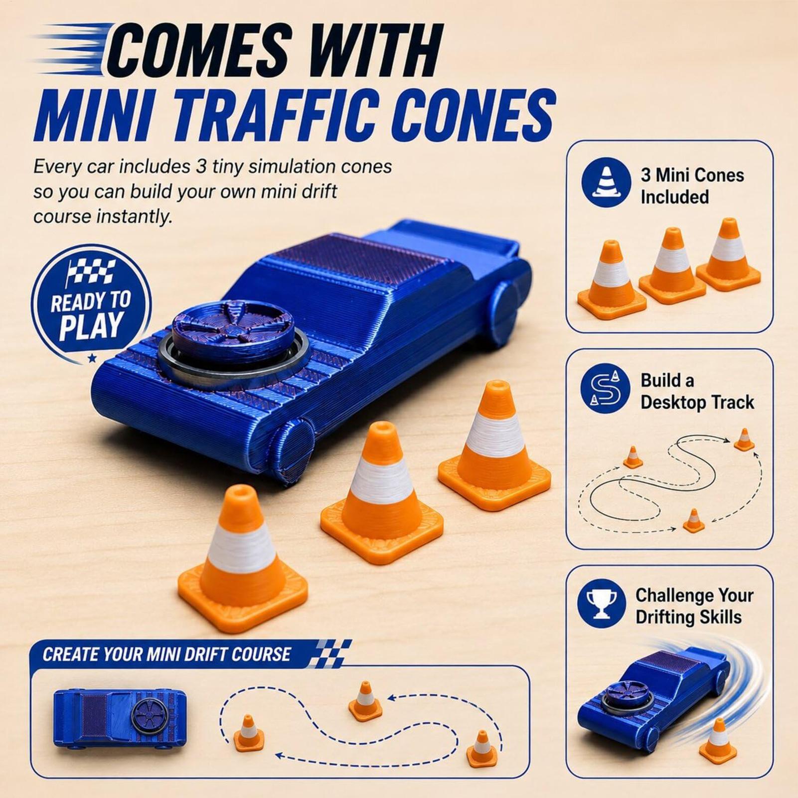 ミニポケットドリフトカー フィジェットトイ デスクトップレー - Model Kit Cars のレビューと価格