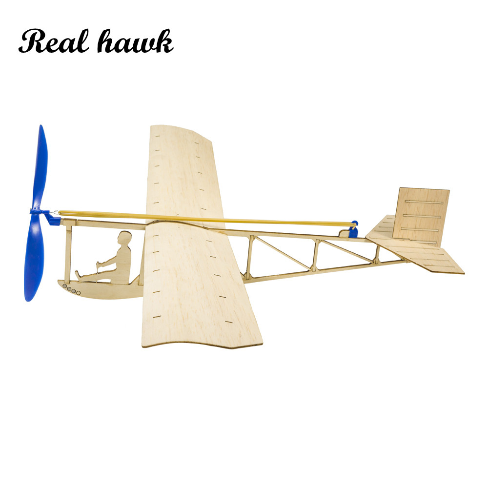 STEMゴム動力飛行機キット、子供向けDIY木製グライダーお - Model Kit Manual のレビューと価格