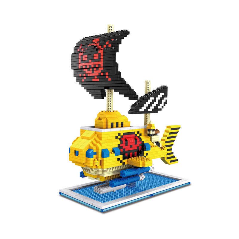 ワンピース海賊船ビルディングブロックアニメサウザンドサニー号 - Model Kit Thousand Sunny のレビューと価格