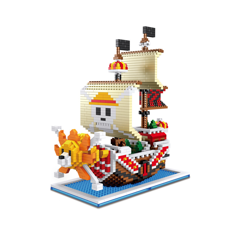 ワンピース海賊船ビルディングブロックアニメサウザンドサニー号 - Model Kit Thousand Sunny のレビューと価格