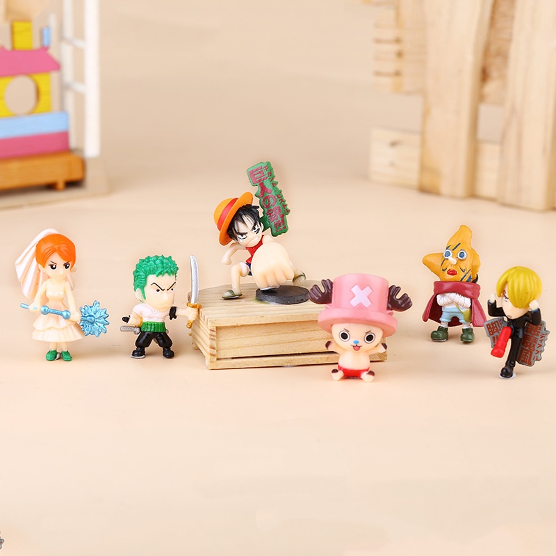 6-12 ピース/セットワンピースモンキー・D・ルフィナミウ - Model Kit Thousand Sunny のレビューと価格