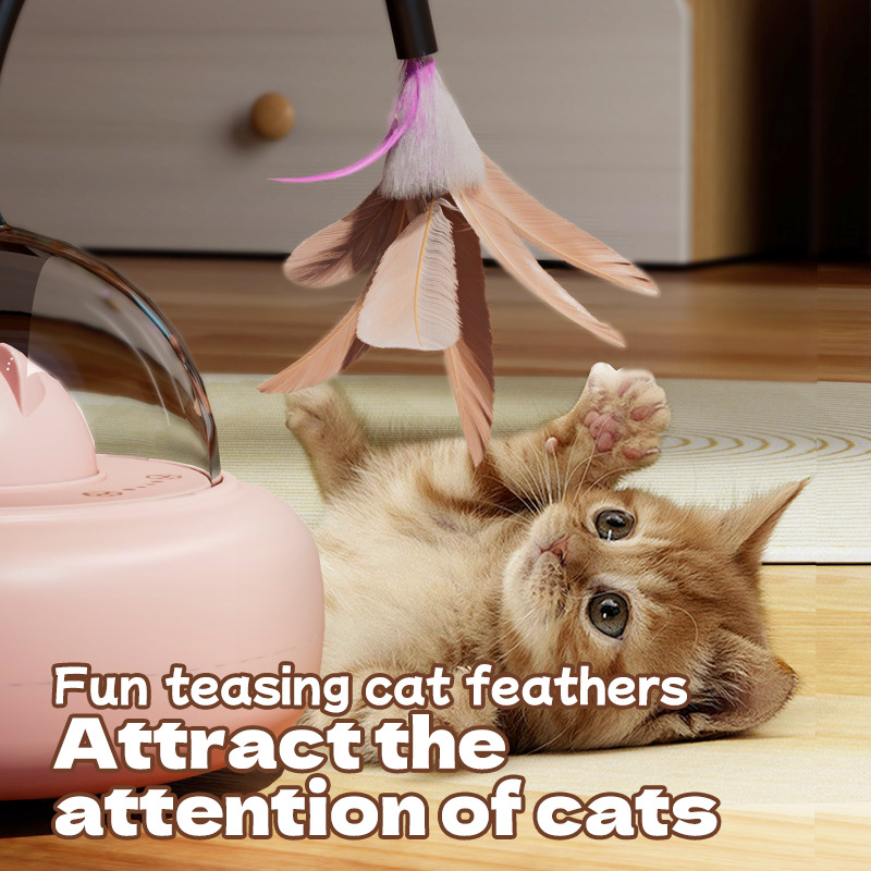 電動UFOスマートティーザー猫用おもちゃ、ベル付きインタラク - Model Kit Ufo のレビューと価格