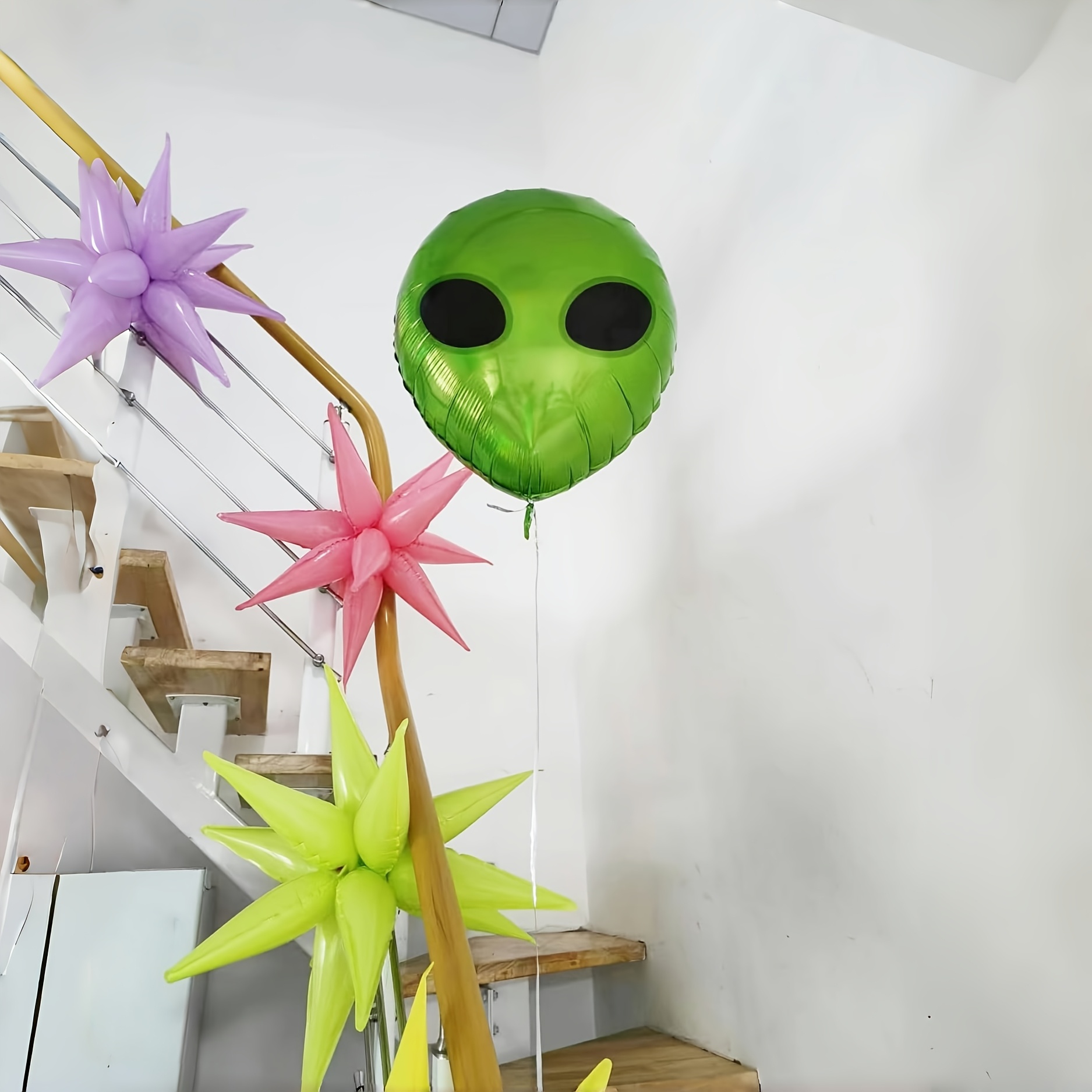 2/5/8 個エイリアンバルーングリーンエイリアンパーティー - Model Kit Ufo のレビューと価格
