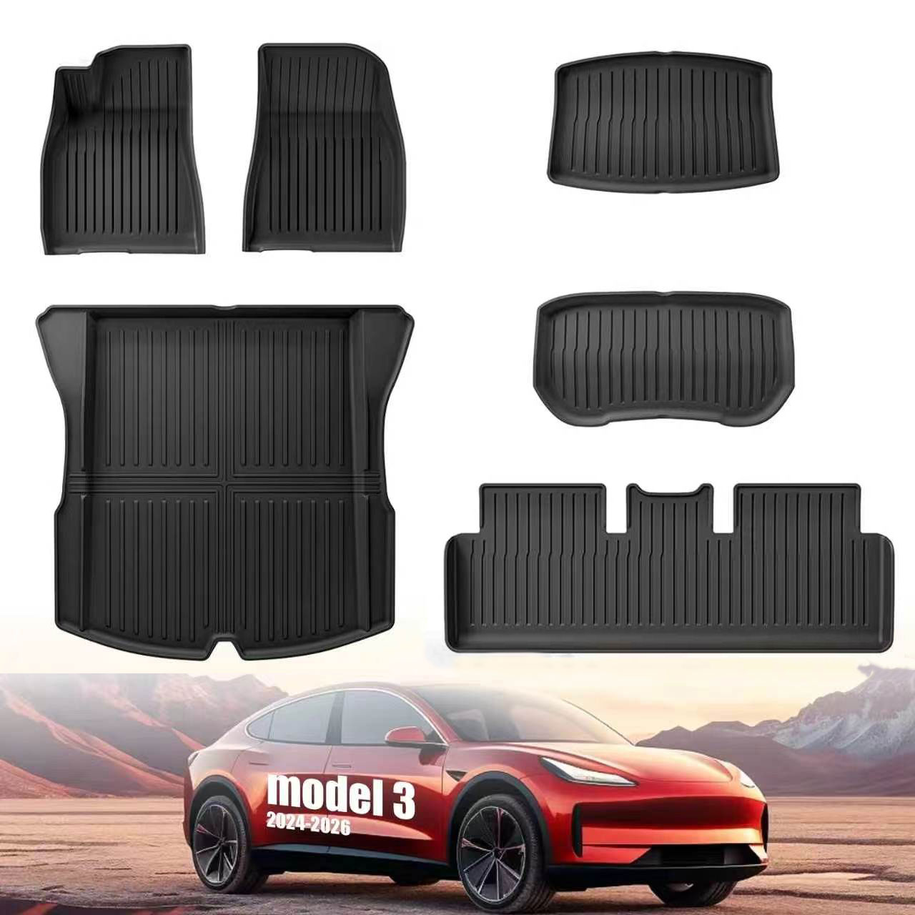2024‑2026 モデル 3 ハイランド TPE 全天候型 - Model Kit Cars のレビューと価格