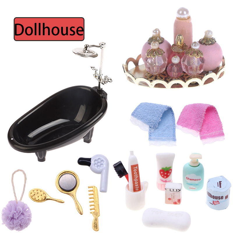 ドールハウスミニチュア実用的なバスルームアクセサリーヘアドラ - Model Kit Toy のレビューと価格