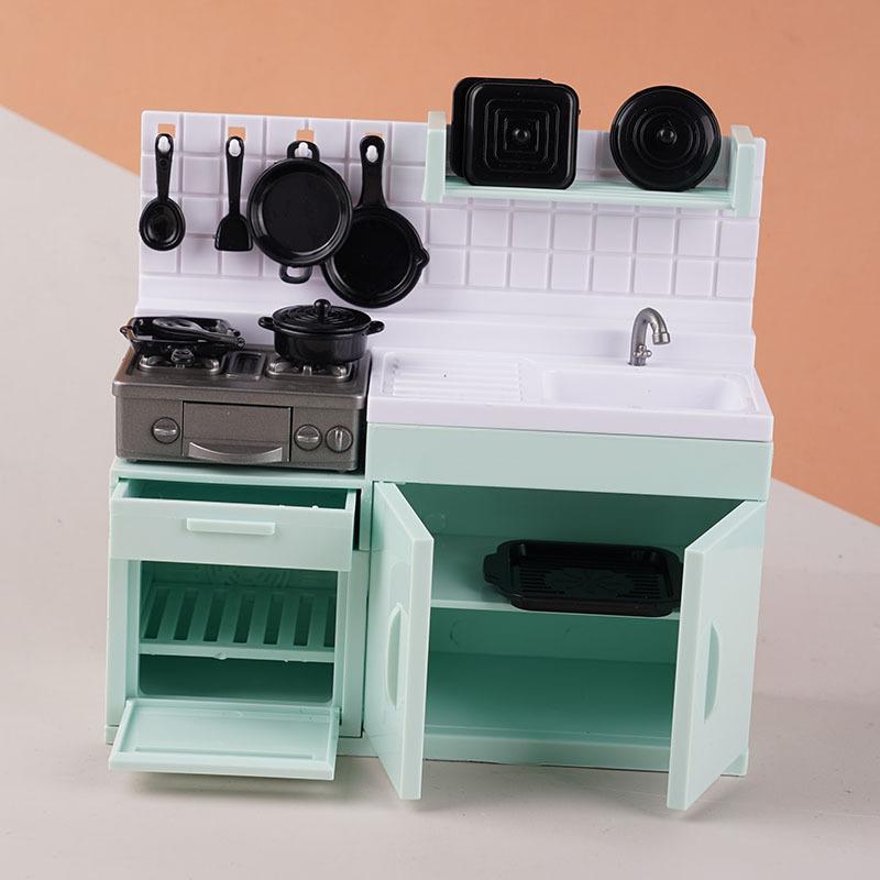 1 セットコンパクトキッチン用品キットミニモデルストーブキッ - Model Kit Toy のレビューと価格