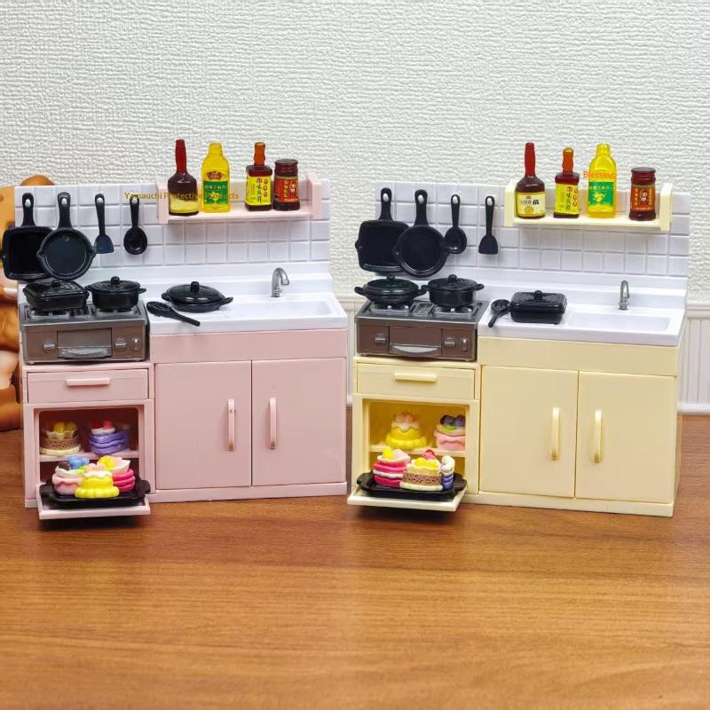 1 セットコンパクトキッチン用品キットミニモデルストーブキッ - Model Kit Toy のレビューと価格