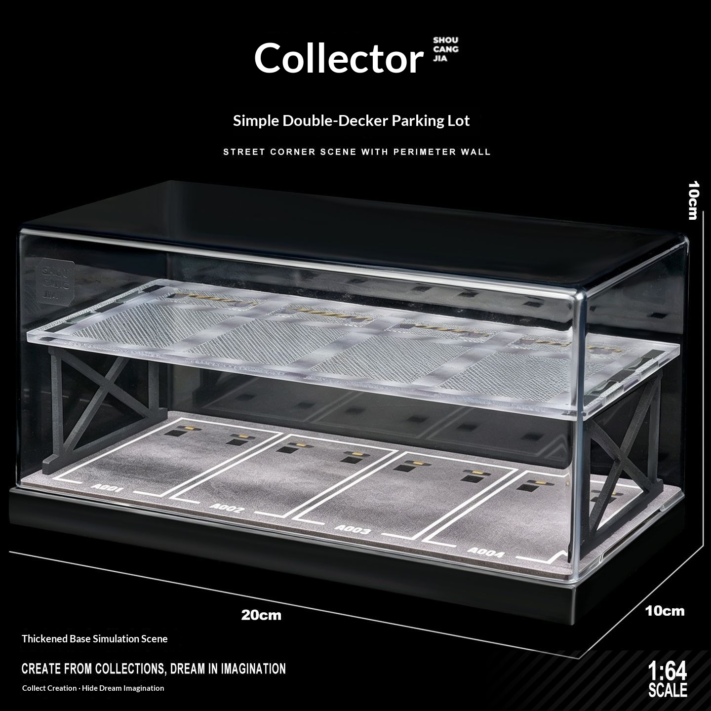 コレクター 1:64 スケール 2 階建て駐車場ジオラマ – - Model Kit Diorama のレビューと価格