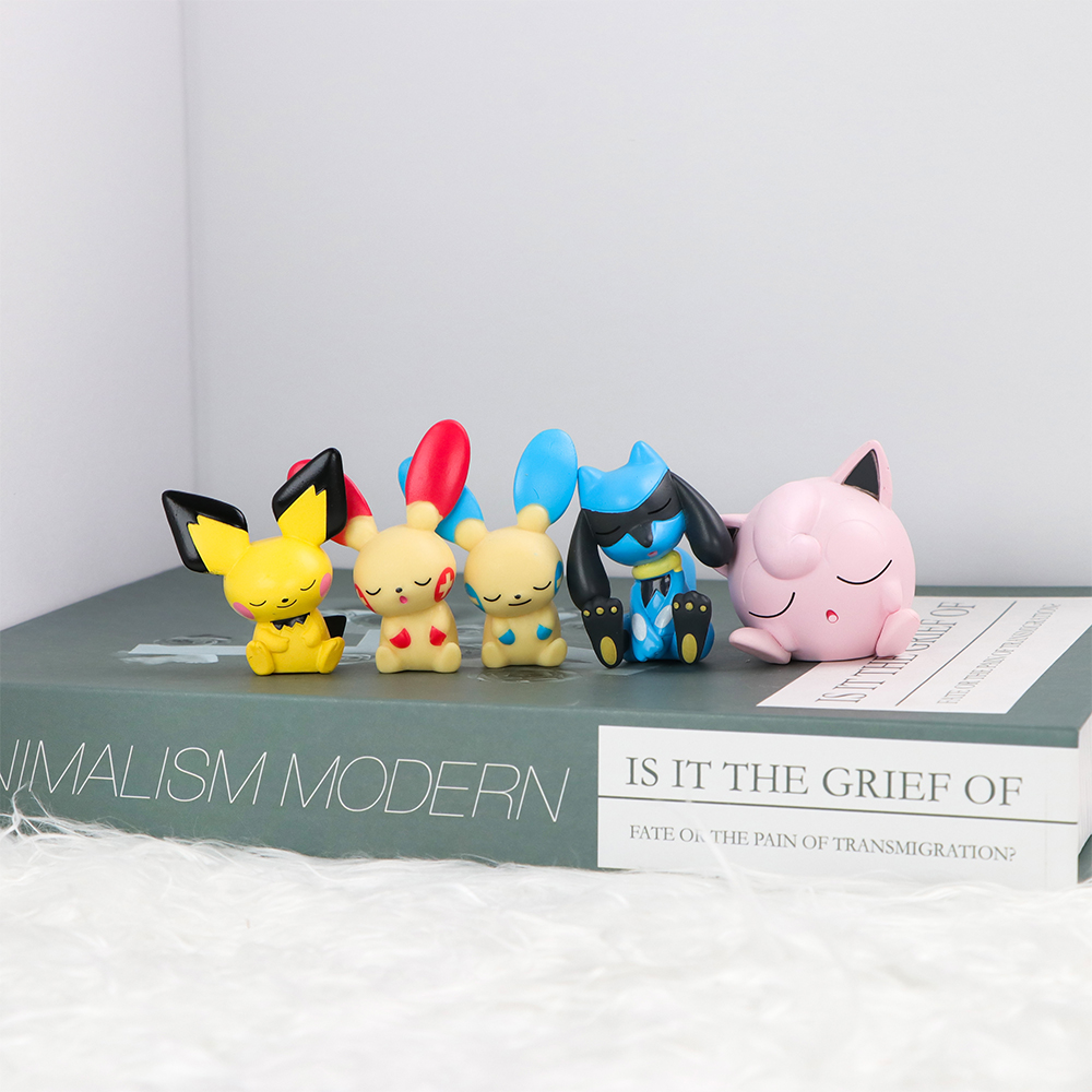 5 ピース/セットポケモンマウスホールドタツグリフィギュアお - Model Kit Lucario のレビューと価格