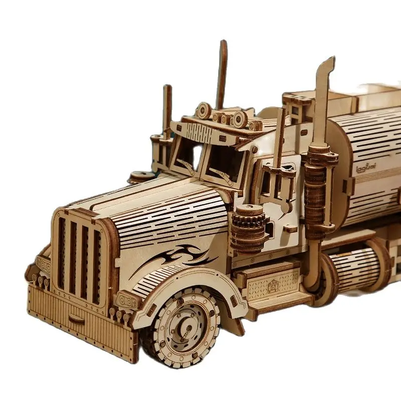 3D パズル可動クラシック蒸気機関車、車、ジープ、トラック組 - Model Kit Locomotive のレビューと価格