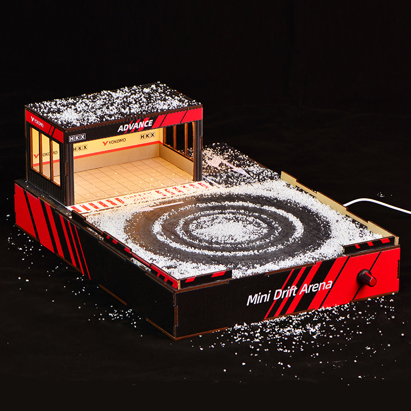 1:64スケールDIYドリフトトラックジオラマ（回転ステージ - Model Kit Toy のレビューと価格