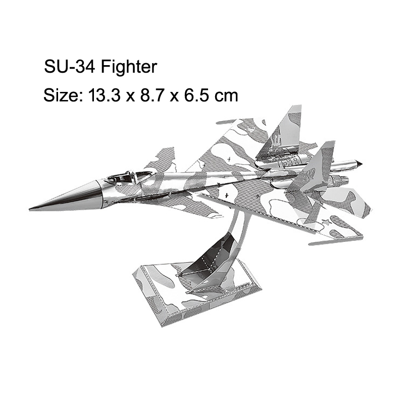 3D メタルパズル航空機ヘリコプター UFO 戦闘機 J20 - Model Kit Ufo のレビューと価格