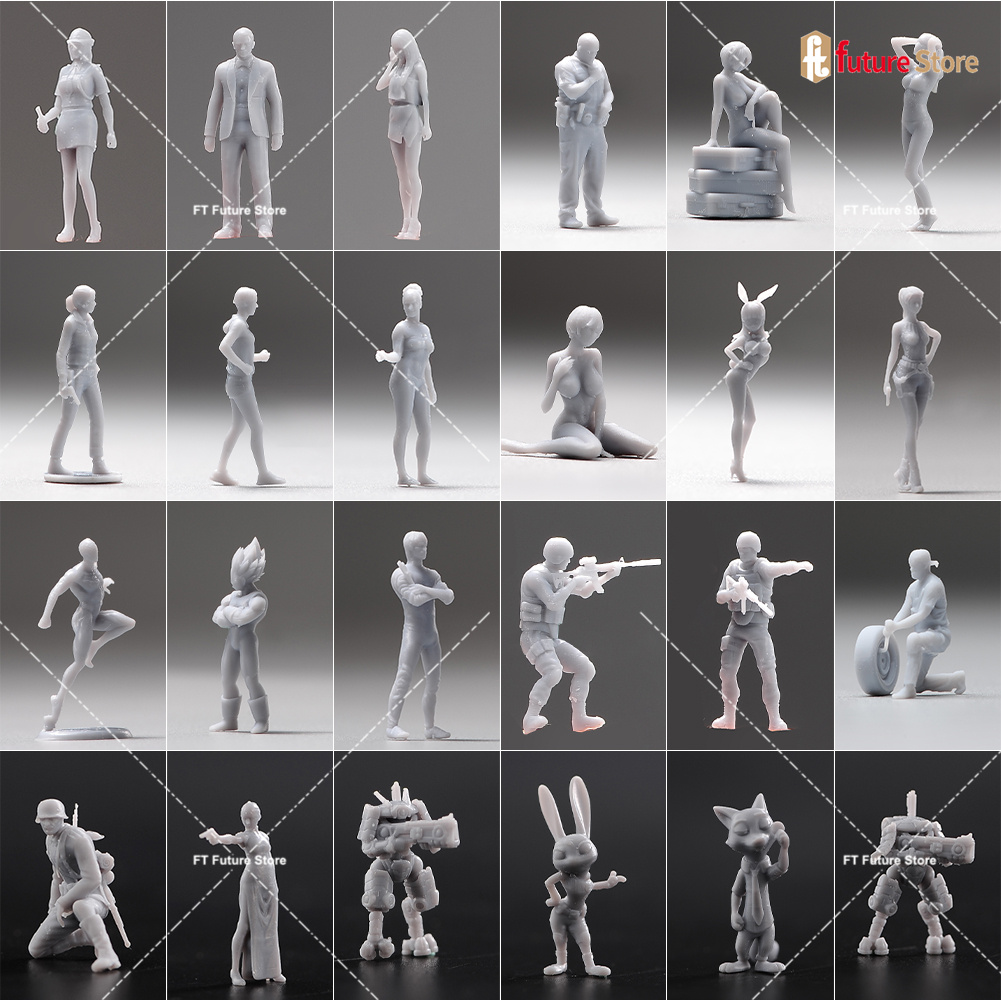 DIYブラインドボックス 5/10個セット 未塗装ミニチュア - Model Kit Cars のレビューと価格
