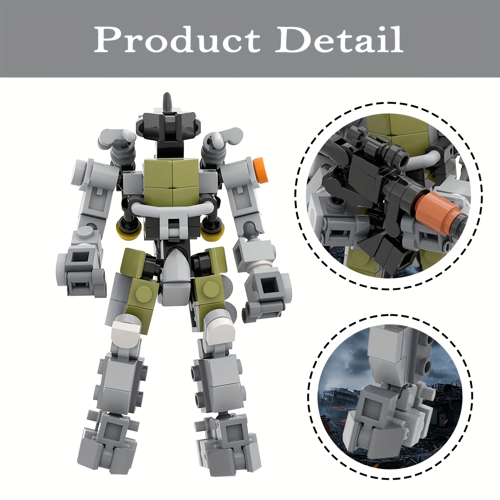 MOC ロボット構築キット鎧アクションフィギュア構築模型玩具 - Model Kit Metal Slug のレビューと価格