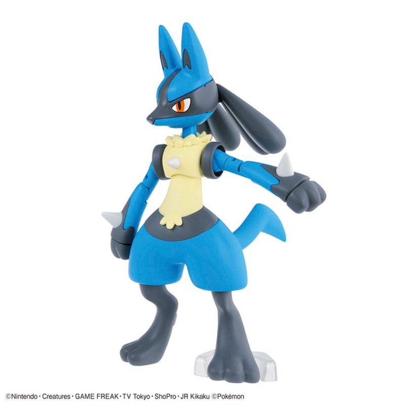 バンダイ本物のポケモンアクションアニメフィギュアリオルルカリ - Model Kit Lucario のレビューと価格