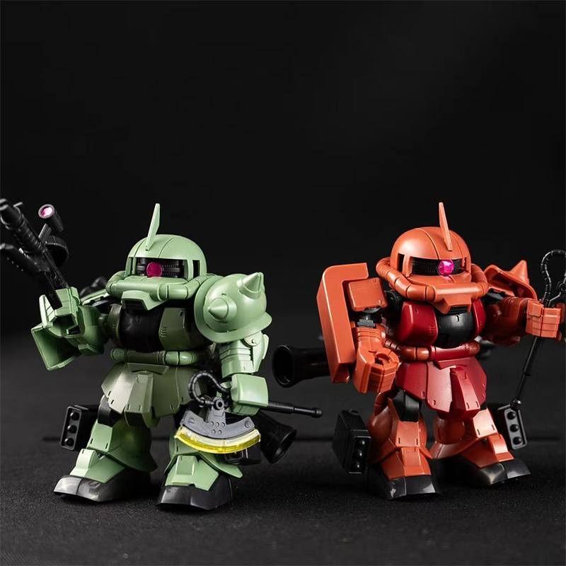猛山モデルSDCS量産型グリーンレッドザク2アクションフィギ - Model Kit Gundam のレビューと価格