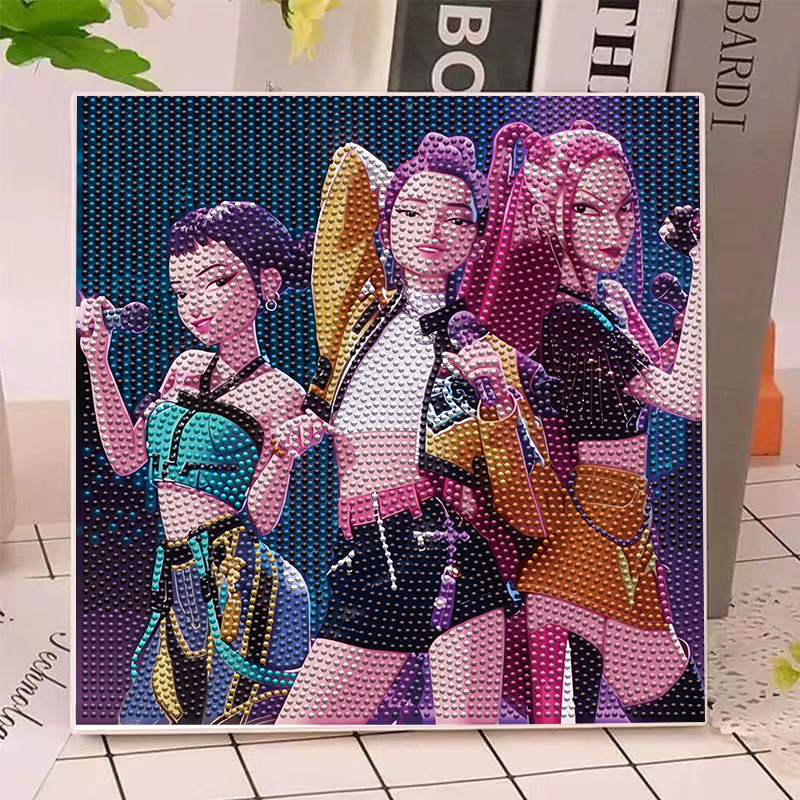 アニメハンターズ ガールズ ルミ ミラ ゾイ ダイヤモンドペ - Model Kit Toy のレビューと価格
