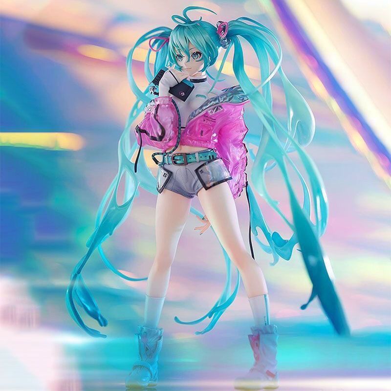 三矢山舞初音ミクツインテールフィギュア、可愛いアニメガール車 - Model Kit Cars のレビューと価格