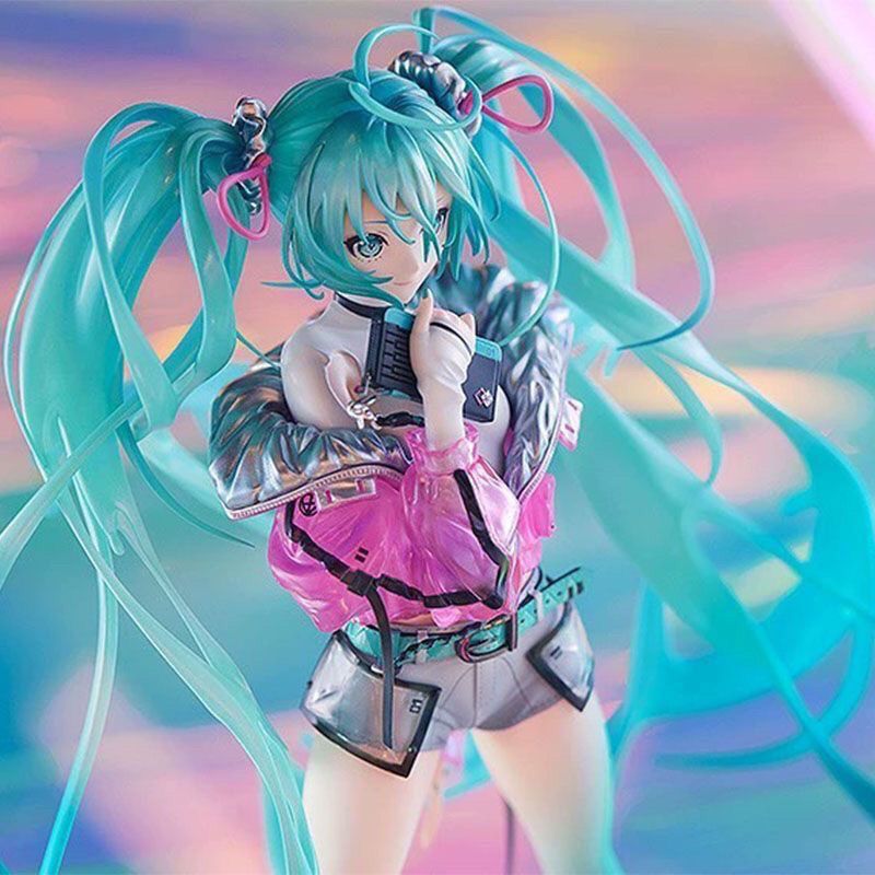 三矢山舞初音ミクツインテールフィギュア、可愛いアニメガール車 - Model Kit Cars のレビューと価格