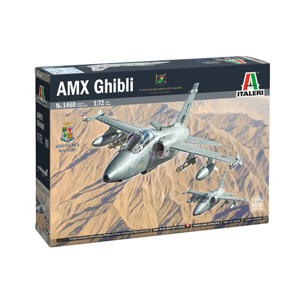 イタレリ IT1460 1/72 AMX シングルシーター戦 - Model Kit Hobby のレビューと価格