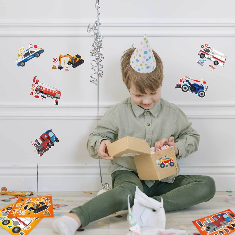 8 枚エンジニアリング車両ステッカーメイクアフェイス組み立て - Model Kit Diorama のレビューと価格
