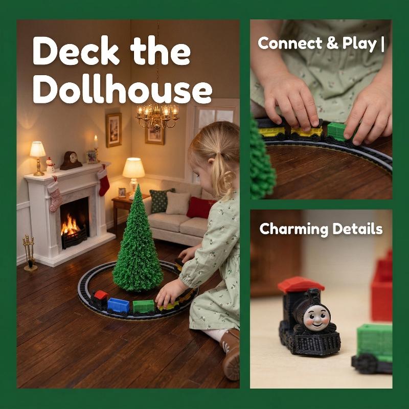 112スケールリアルなミニトレインキット、ドールハウストラッ - Model Kit Locomotive のレビューと価格